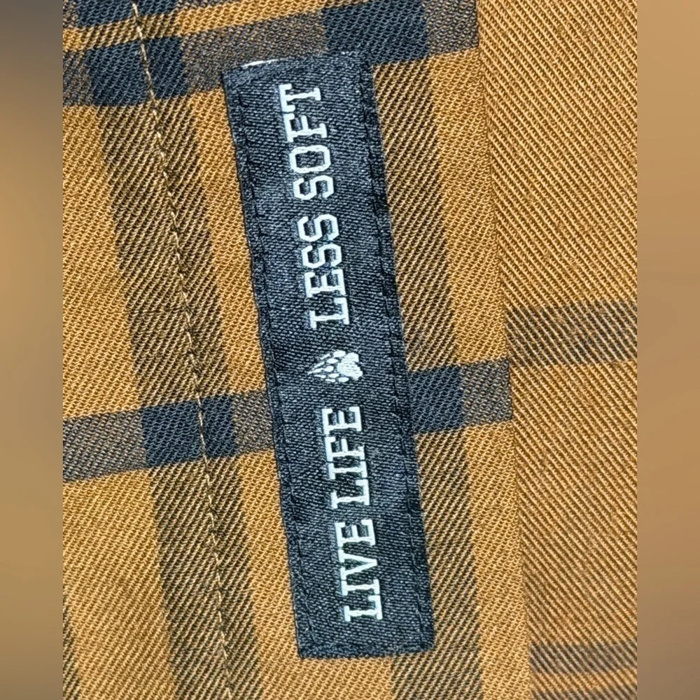 Alaskan Hardgear Duluth Untucked Long Sleeve Men's Large Brown Plaid  Work Shirt